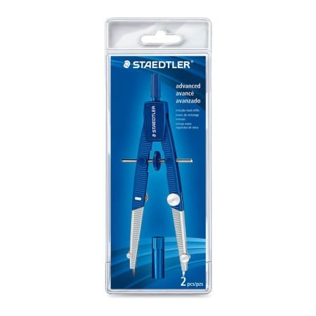 Staedtler, Inc C/O Sp Richards Staedtler Student Compass, Hinged Legs, Blue/Silver 550WP01